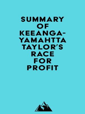 cover image of Summary of Keeanga-Yamahtta Taylor's Race for Profit